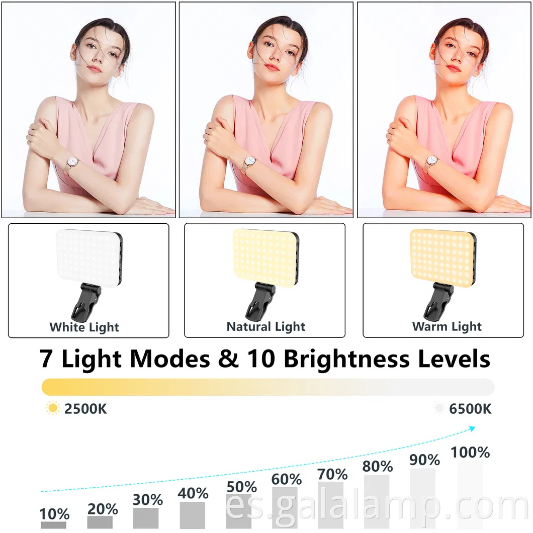 Luz de mano de selfie portátil para iluminación de fotografía al aire libre